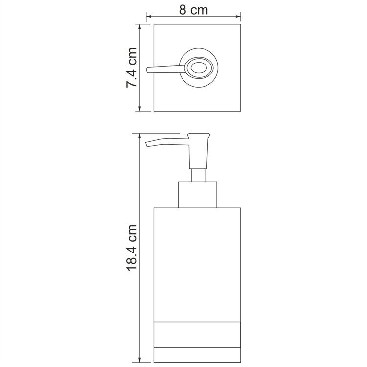 Дозатор для жидкого мыла WasserKRAFT Inn  K-4399