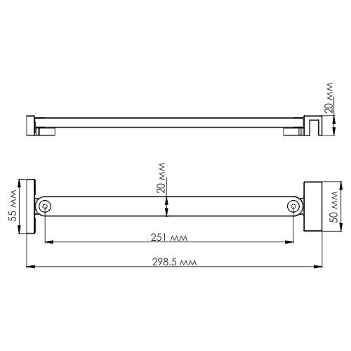 Фиксатор для стеклянной шторки WasserKRAFT D392