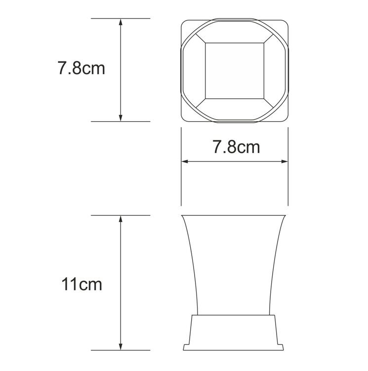 Стакан для зубных щеток WasserKRAFT Amper  K-5428