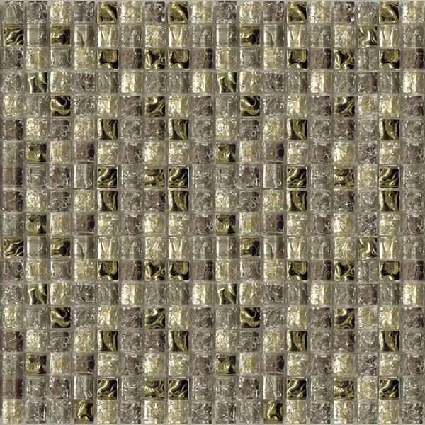 Мозаика 32,7х32,7 Crystal (серо-розовый микс) Elada Mosaic [HK-25]