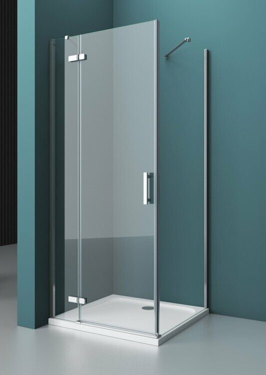 Душевой уголок BELBAGNO KRAFT-AH-12 1200x800x1950 прозрачный/хром KRAFT-AH-12-120/80-C-Cr-L