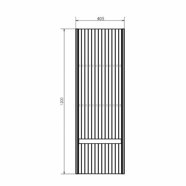 Шкаф-колонна COMFORTY Марсель 40, белый матовый  00-00012273CF