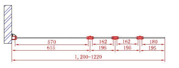 Душевая шторка Trio 120 TRIO-V-3-120/140-P-Cr-L (Левое) Cezares