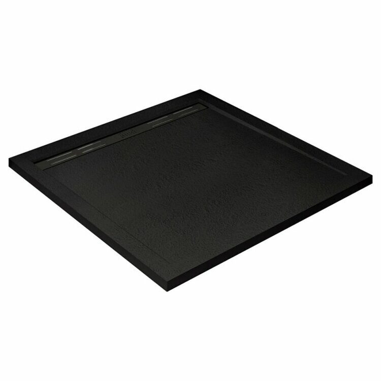 Поддон из литьевого мрамора Cezares Tray-AS-A 90 х 90 см., чёрный TRAY-AS-A-90-30-NERO