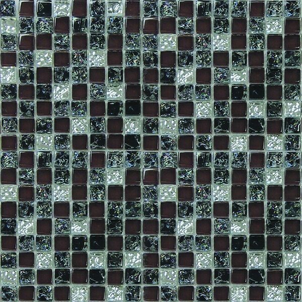 Мозаика 32,7х32,7 Crystal (черная) Elada Mosaic [HK-34A]