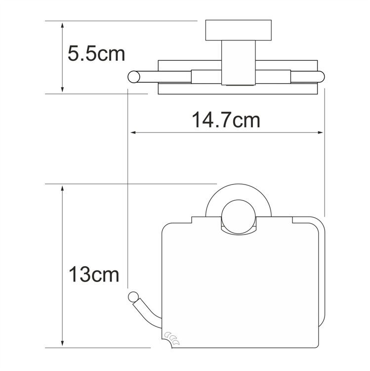 Держатель туалетной бумаги WasserKRAFT Isen  K-4025