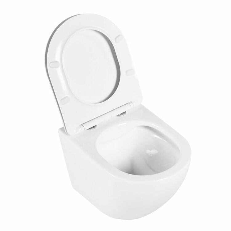 Комплект 5 в 1 (унитаз BelBagno Uno безободковый с крышкой-сиденьем микролифт+инсталляция+клавиша смыва хром) BB3105CHR/SC/BB002-80/BB005-PR-CHROME