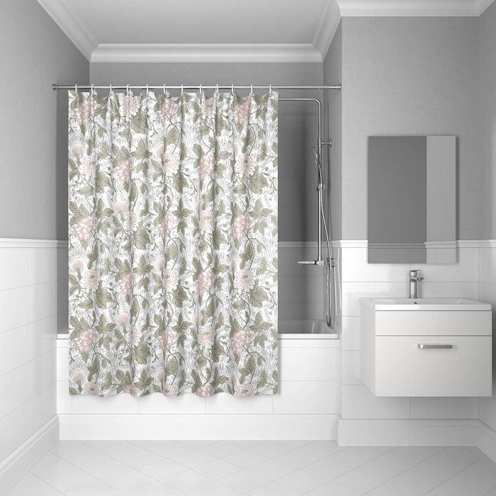 Штора для ванной комнаты IDDIS Decor, 200*180 см, полиэстер D05P218i11