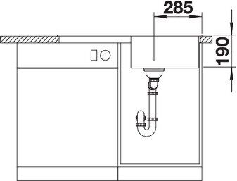 Мойка Blanco ZIA 5 S SILGRANIT (Гранит) PuraDur шампань 520517