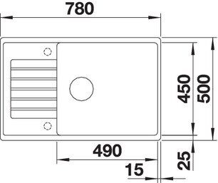 Мойка Blanco ZIA XL 6S Compact SILGRANIT PuraDur белый 523277