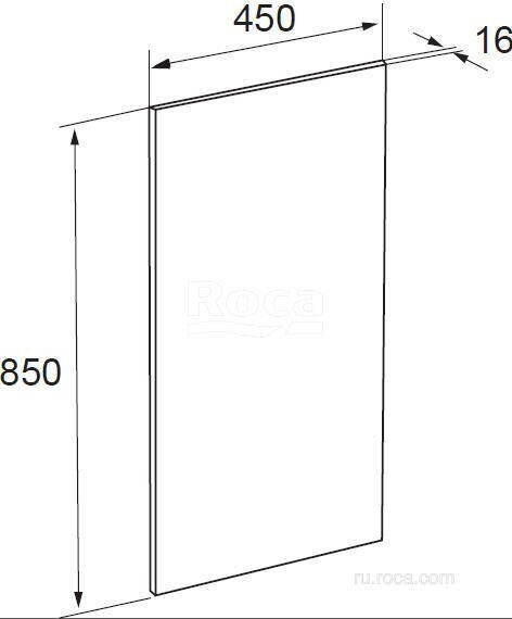 Зеркало Roca The Gap со светильником 45 ZRU9000090