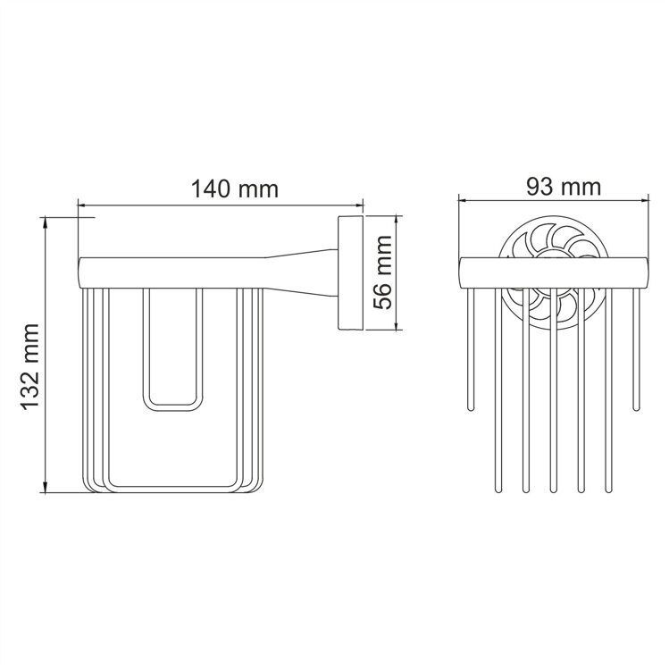 Держатель освежителя WasserKRAFT Isen  K-4045