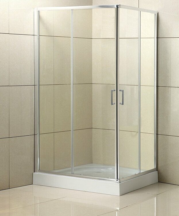 Душевой уголок BELBAGNO UNO-195-AH-2 1000x900x1950 прозрачный/хром UNO-195-AH-2-100/90-C-Cr