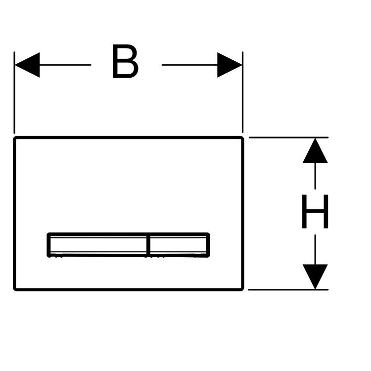 Смывная клавиша Geberit Sigma 50 (полированный хром) 115.788.GH.2