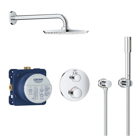 Набор Grohe Grohtherm для комплектации душа с Rainshower Cosmopolitan 210, круг 34732000