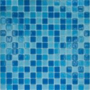 Мозаика МС123 голубой  микс Econom 32,7х32,7 Elada Mosaic