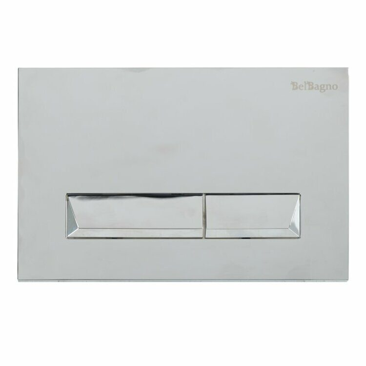 Кнопка смыва BelBagno MARMI арт. BB010-MR-CHROME, хром глянцевый