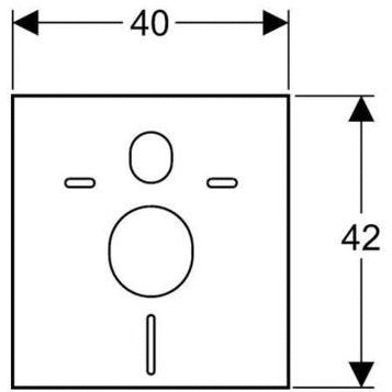 Звукоизолирующий комплект для биде, унитаза 156.050.00.1 Geberit
