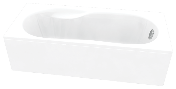 Акриловая Ванна прямоугольная C-Bath Vesta 170X70, без гидромассажа CBQ005005