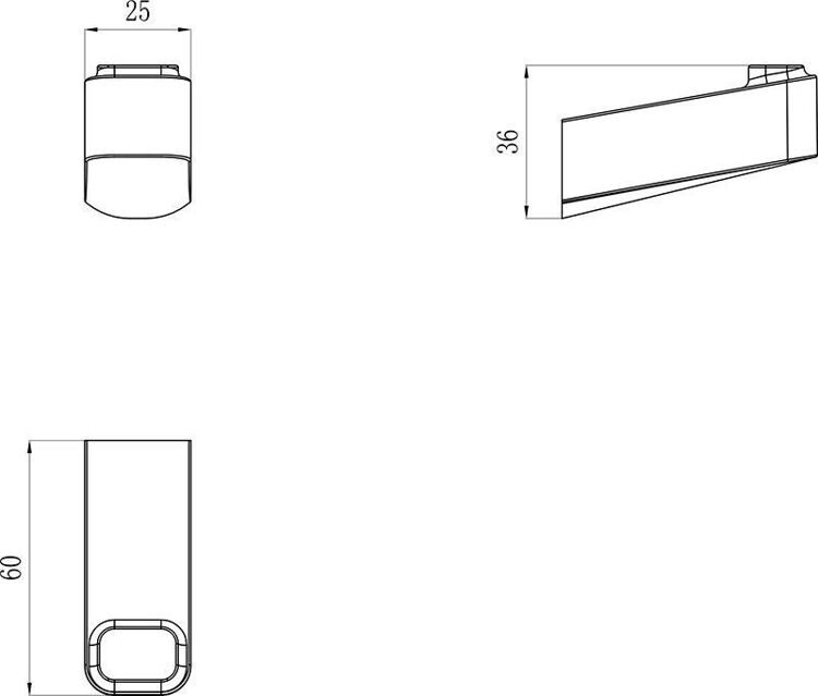 Крючок одинарный  RAVAK TD 110.00 X07P353